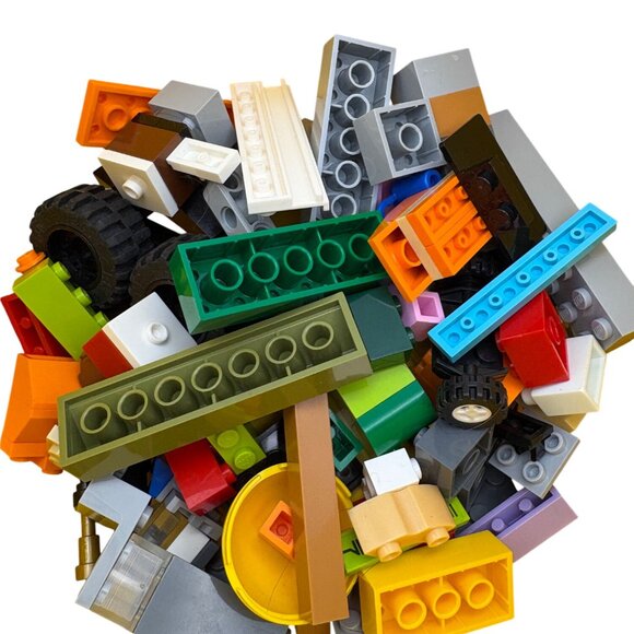 Mixed LEGO Building Blocks Bulk Lot 23 Oz - Picture 4 of 9